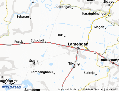 MICHELIN-Landkarte Karanglangit - ViaMichelin