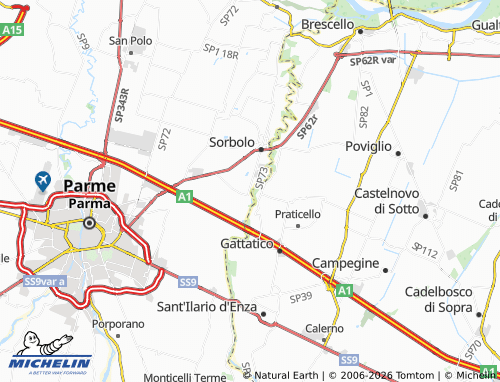 MICHELIN-Landkarte Casaltone - ViaMichelin