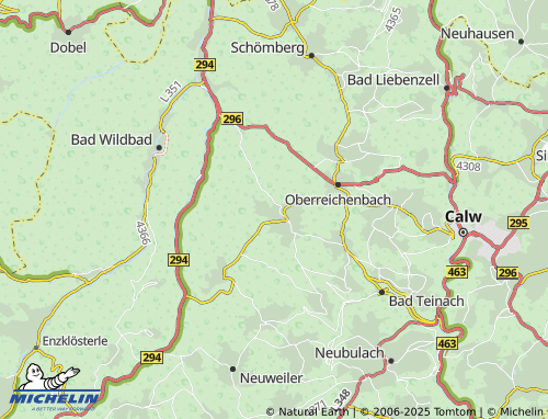 MICHELIN Naislach map - ViaMichelin