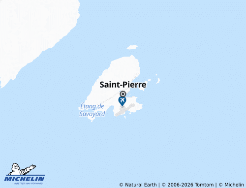 MICHELIN Saint-Pierre map - ViaMichelin
