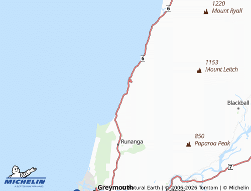 MICHELIN-Landkarte Nine Mile - ViaMichelin