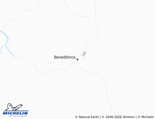 MICHELIN Beneditinos map - ViaMichelin