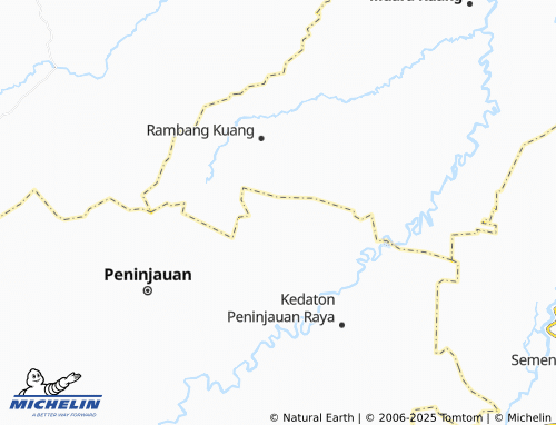 MICHELIN Sinar Kedaton map - ViaMichelin