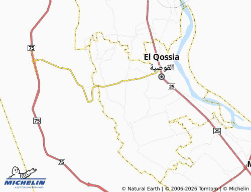 Mappa MICHELIN al-Saraqta - ViaMichelin