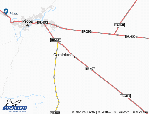 Mappa MICHELIN Geminiano - ViaMichelin
