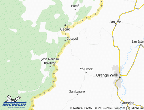 MICHELIN San Antonio Rio Hondo map - ViaMichelin