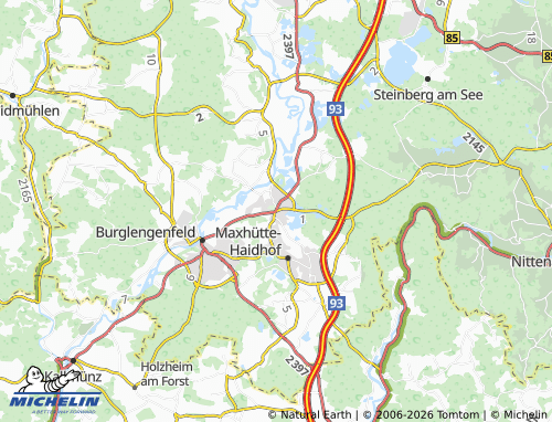 Mappa MICHELIN Teublitz - ViaMichelin
