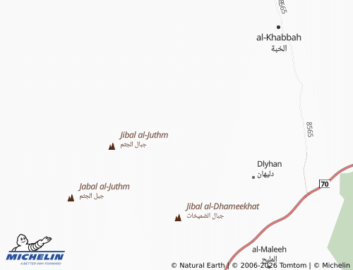 Carte MICHELIN al-Ghamya' - ViaMichelin