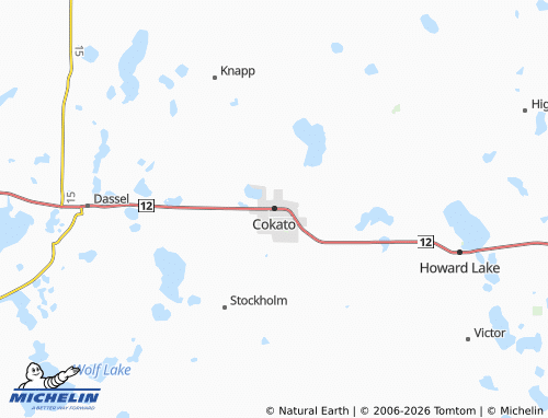 Mapa MICHELIN Cokato - ViaMichelin