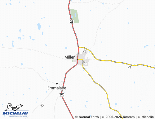 Mappa MICHELIN Millen - ViaMichelin