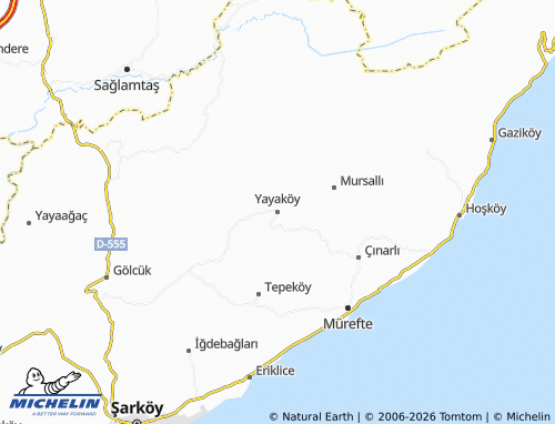 MICHELIN Yayaköy map - ViaMichelin
