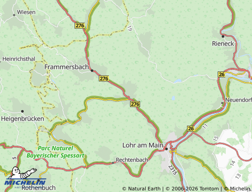 MICHELIN Partenstein map - ViaMichelin