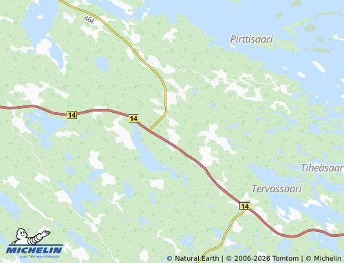 Carte MICHELIN Korhola - ViaMichelin