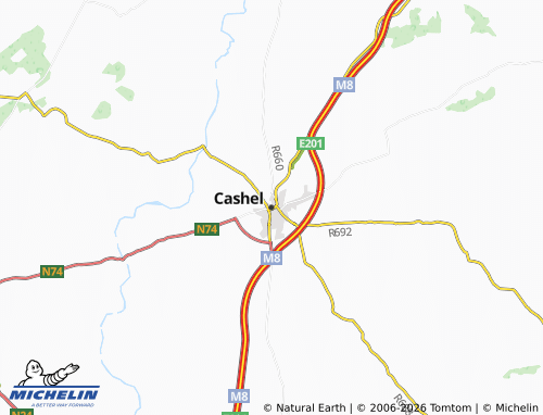 MICHELIN-Landkarte Cashel - ViaMichelin