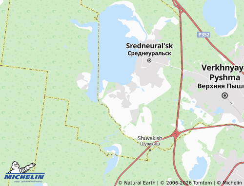 MICHELIN-Landkarte Koptyaki - ViaMichelin
