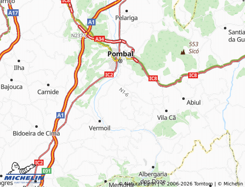 Mapa MICHELIN Catela - ViaMichelin