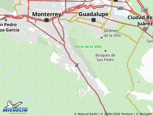 Mappa MICHELIN Colinas del Huajuco - ViaMichelin