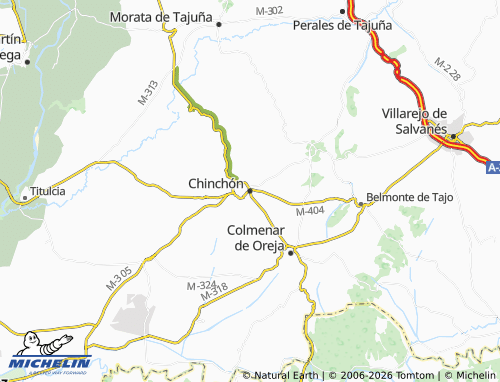 MICHELIN Chinchón map - ViaMichelin