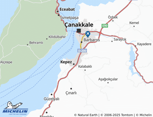 Kaart MICHELIN Boğazkent - ViaMichelin