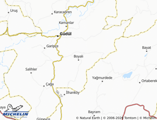MICHELIN Boyalı map - ViaMichelin