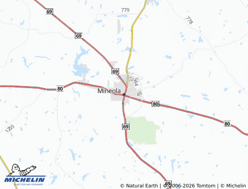 Mapa MICHELIN Mineola - ViaMichelin