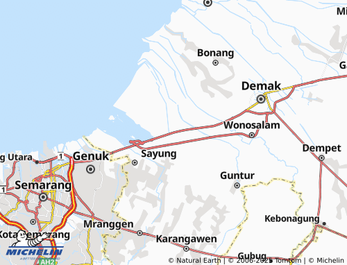 MICHELIN-Landkarte Batu - ViaMichelin