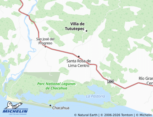 MICHELIN-Landkarte La Escondida - ViaMichelin