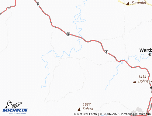 Kaart MICHELIN Old Thomas River - ViaMichelin