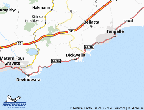 Mappa MICHELIN Wattegama North - ViaMichelin