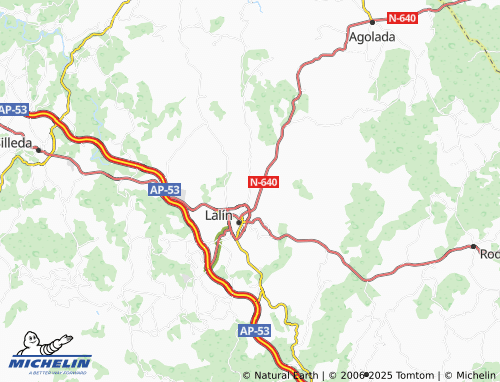 MICHELIN Delaparte map - ViaMichelin