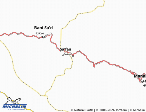 Mapa MICHELIN Sa'fan - ViaMichelin