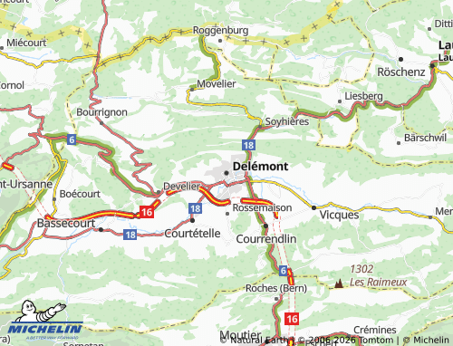 Mappa MICHELIN Delemonte - ViaMichelin