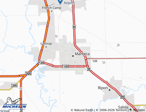 Mappa MICHELIN Manteca - ViaMichelin