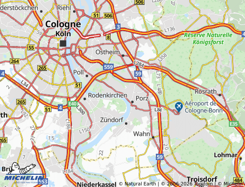 MICHELIN Ensen map - ViaMichelin