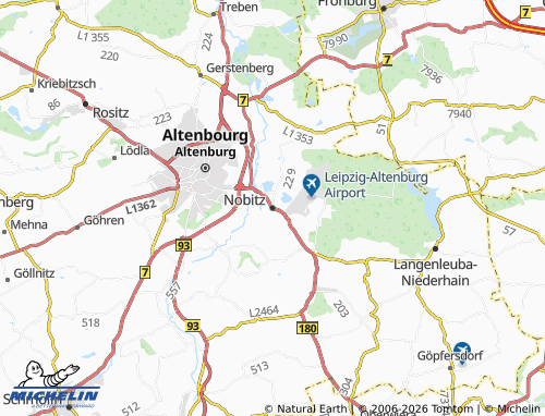 Mappa MICHELIN Nobitz - ViaMichelin