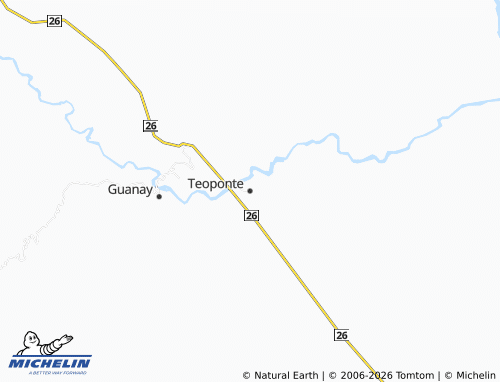 MICHELIN Teoponte map - ViaMichelin