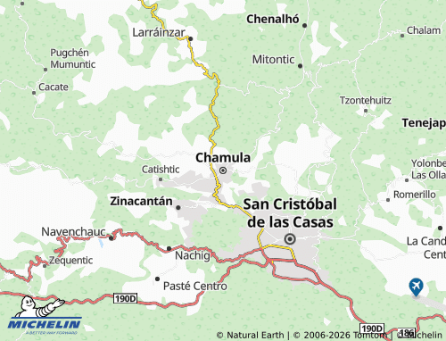 Mappa MICHELIN Chamula - ViaMichelin