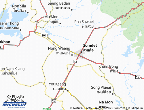 MICHELIN Nong Waeng map - ViaMichelin