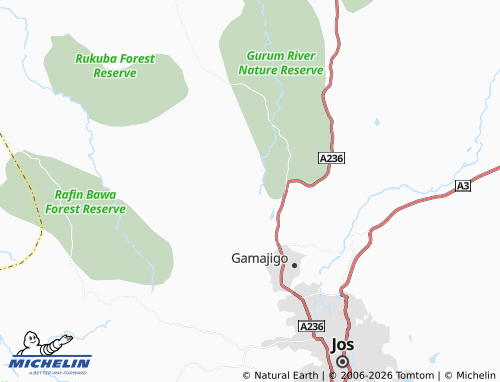 MICHELIN Gurum map - ViaMichelin