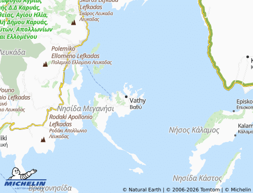 Mappa MICHELIN Vathy - ViaMichelin
