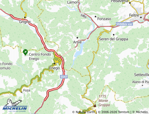 MICHELIN Rocca map - ViaMichelin