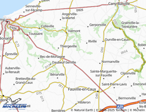 Carte MICHELIN Biville - ViaMichelin