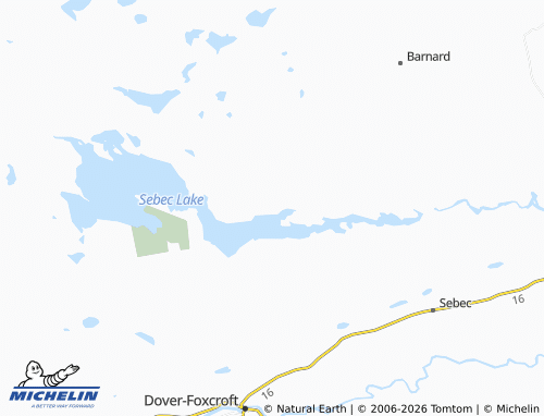 Mappa MICHELIN Bowerbank - ViaMichelin