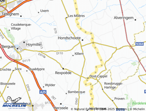 MICHELIN Killem map - ViaMichelin