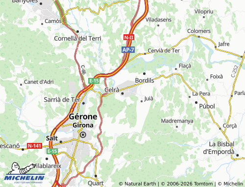 MICHELIN Celrà map - ViaMichelin