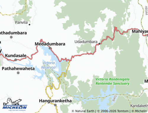 Mappa MICHELIN Medamahanuwara - ViaMichelin