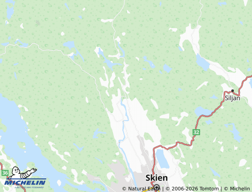 MICHELIN Jønnevall map - ViaMichelin