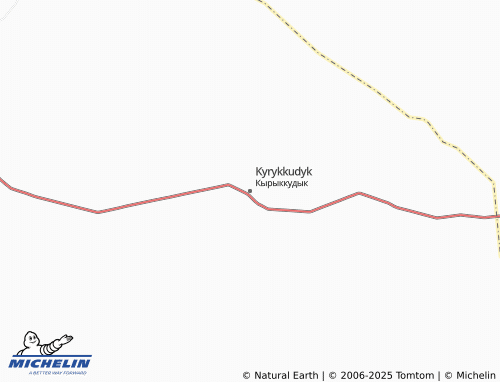 MICHELIN Kyrykkudyk map - ViaMichelin