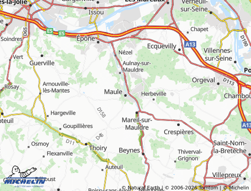 MICHELIN Maule map - ViaMichelin