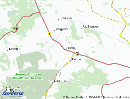 MICHELIN Pessin map - ViaMichelin
